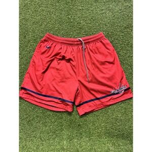 Calhoun Shorts Mens XL National Hockey League‎ NHL Red Elastic Waist Drawstring